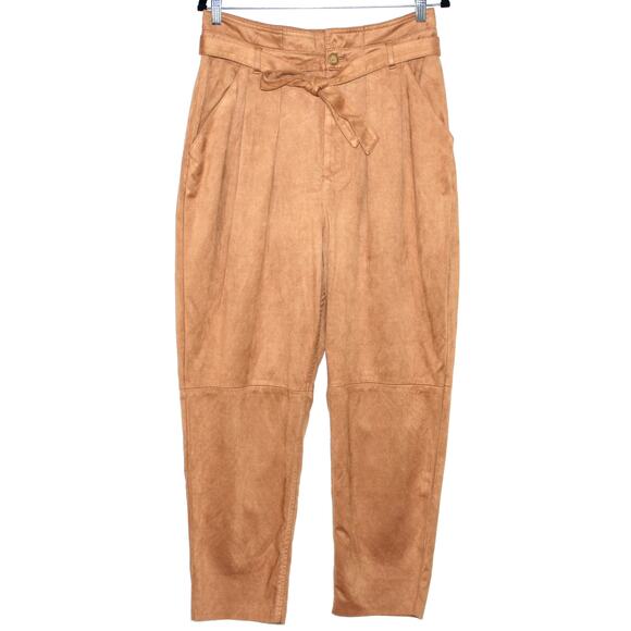 Free People Nightfall Vegan-Suede Pants Size 12 NWT - Picture 2 of 7